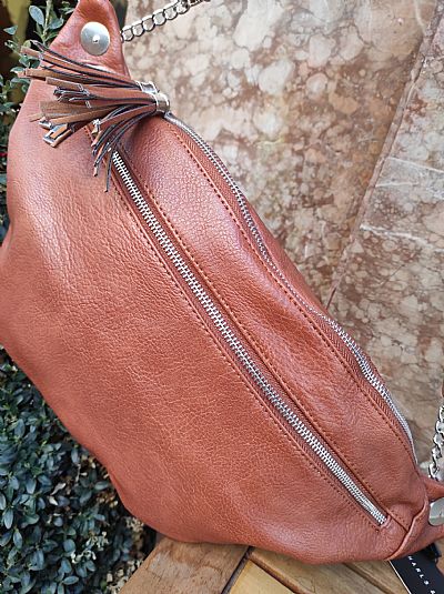 Τσάντα Μεγάλη Μπανάνα Καφέ 