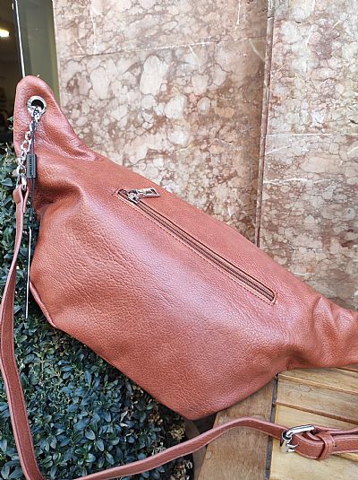 Τσάντα Μεγάλη Μπανάνα Καφέ 