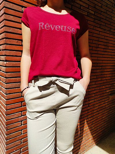 Παντελόνι με Ζώνη Μπεζ