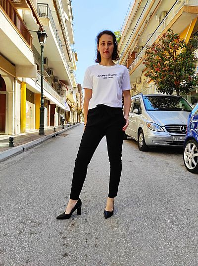 Παντελόνι με Ζώνη Μαύρο