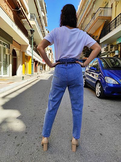 Jean Ελαστικό Ανοιχτό Μπλε