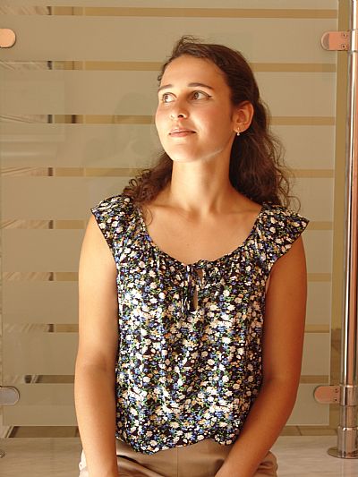 Μπλούζα Viscose Φλοράλ Μαύρο