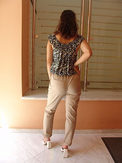 Μπλούζα Viscose Φλοράλ Μαύρο