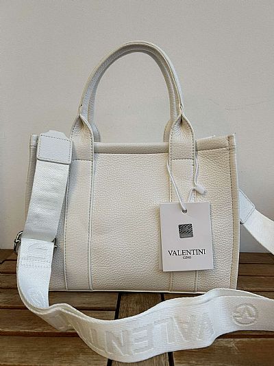 Τσάντα Tote bag Ασπρη 