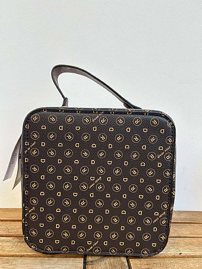 Τσάντα Τετράγωνο Καφέ