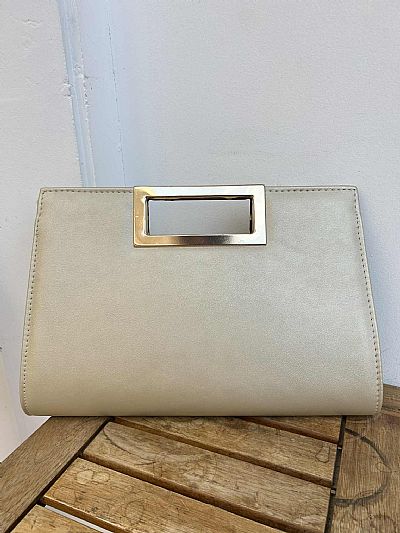 Τσαντάκι Βραδινό Χρυσό/Σαμπανιζέ