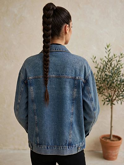 Jean Jacket με Πετράδια