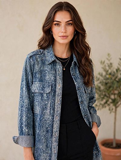 Jean Jacket Strass 