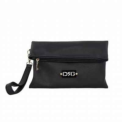 Γυναικείο Αναδιπλούμενο Clutch DE RAGGI Μαύρο