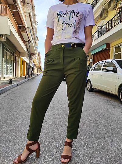 T-SHIRT Στάμπα Λευκό